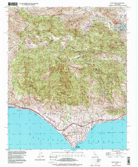 Point Dume 1995 topographic map thumbnail