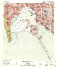 Point Loma 1953 topographic map thumbnail