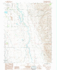 Poleta Canyon 1994 topographic map thumbnail