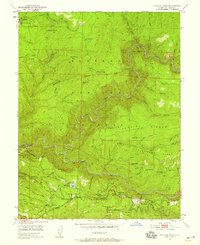 Pollock Pines 1950 topographic map thumbnail