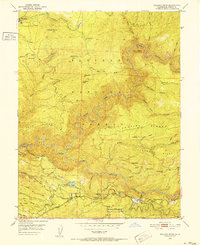 Pollock Pines 1950 topographic map thumbnail