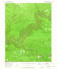 Pollock Pines 1950 topographic map thumbnail
