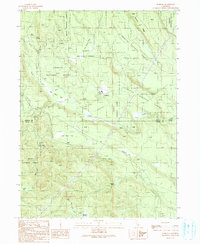Pondosa 1990 topographic map thumbnail