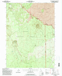 Porcupine Butte 1993 topographic map thumbnail