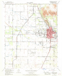 Porterville 1951 topographic map thumbnail