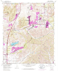 Poway 1967 topographic map thumbnail
