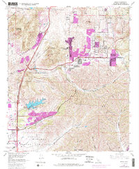Poway 1967 topographic map thumbnail