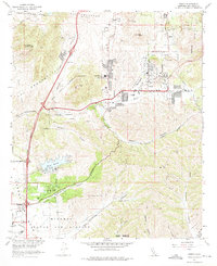 Poway 1967 topographic map thumbnail