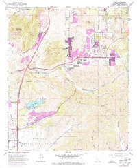 Poway 1967 topographic map preview
