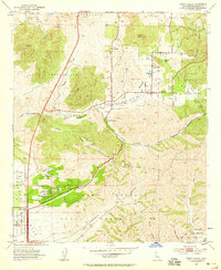 Poway Valley 1952 topographic map preview