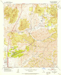 Poway Valley 1952 topographic map thumbnail