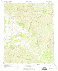 Pozo Summit 1967 topographic map thumbnail