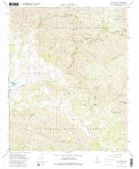 Pozo Summit 1967 topographic map thumbnail