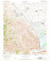 Prado Dam 1967 topographic map thumbnail
