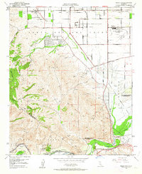 Prado Dam 1949 topographic map thumbnail