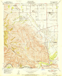 Prado Dam 1950 topographic map thumbnail