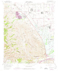 Prado Dam 1967 topographic map thumbnail