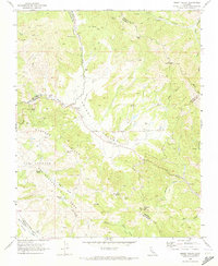 Priest Valley 1969 topographic map thumbnail