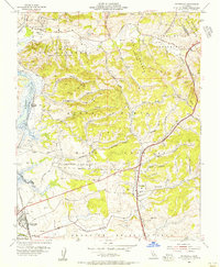 Prunedale 1954 topographic map thumbnail