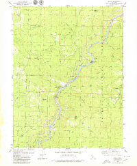 Pulga 1979 topographic map thumbnail