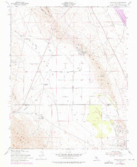 Pyramid Hills 1953 topographic map thumbnail
