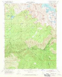 Pyramid Peak 1955 topographic map thumbnail
