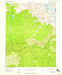 Pyramid Peak 1955 topographic map thumbnail