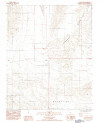 Quail Spring 1984 topographic map thumbnail