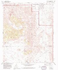 Queen Mountain 1972 topographic map thumbnail