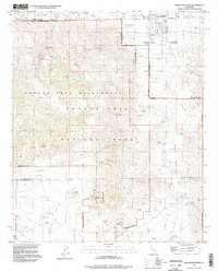 Queen Mountain 1995 topographic map thumbnail