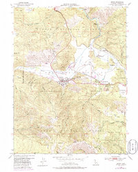 Quincy 1950 topographic map thumbnail
