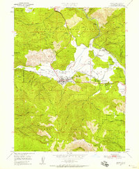 Quincy 1950 topographic map thumbnail