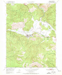 Quincy 1950 topographic map thumbnail