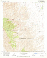 Rabbit Peak 1959 topographic map thumbnail
