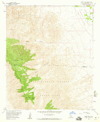 Rabbit Peak 1959 topographic map thumbnail