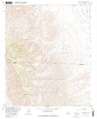 Rabbit Peak 1959 topographic map preview