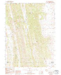 Rail Canyon 1989 topographic map thumbnail