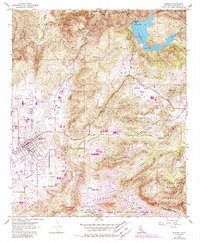 Ramona 1955 topographic map thumbnail