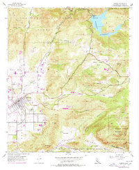 Ramona 1955 topographic map thumbnail
