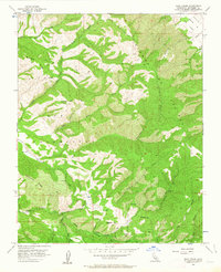Rana Creek 1956 topographic map thumbnail