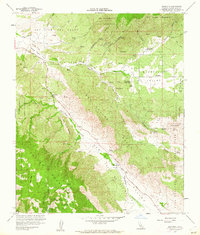 Ranchita 1960 topographic map thumbnail