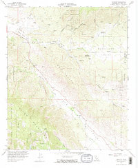Ranchita 1960 topographic map thumbnail