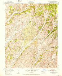 Ranchito Canyon 1948 topographic map thumbnail