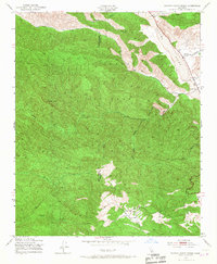 Rancho Nuevo Creek 1943 topographic map thumbnail