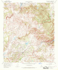 Rancho Santa Fe 1968 topographic map thumbnail