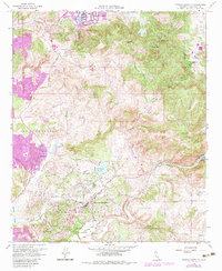 Rancho Santa Fe 1968 topographic map thumbnail