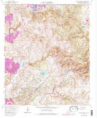 Rancho Santa Fe 1968 topographic map thumbnail