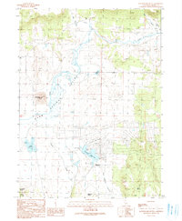 Rattlesnake Butte 1990 topographic map thumbnail