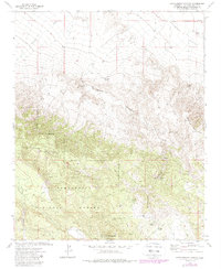 Rattlesnake Canyon 1972 topographic map thumbnail