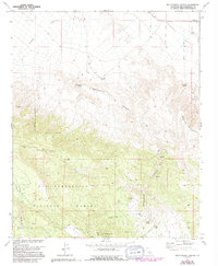 Rattlesnake Canyon 1972 topographic map thumbnail